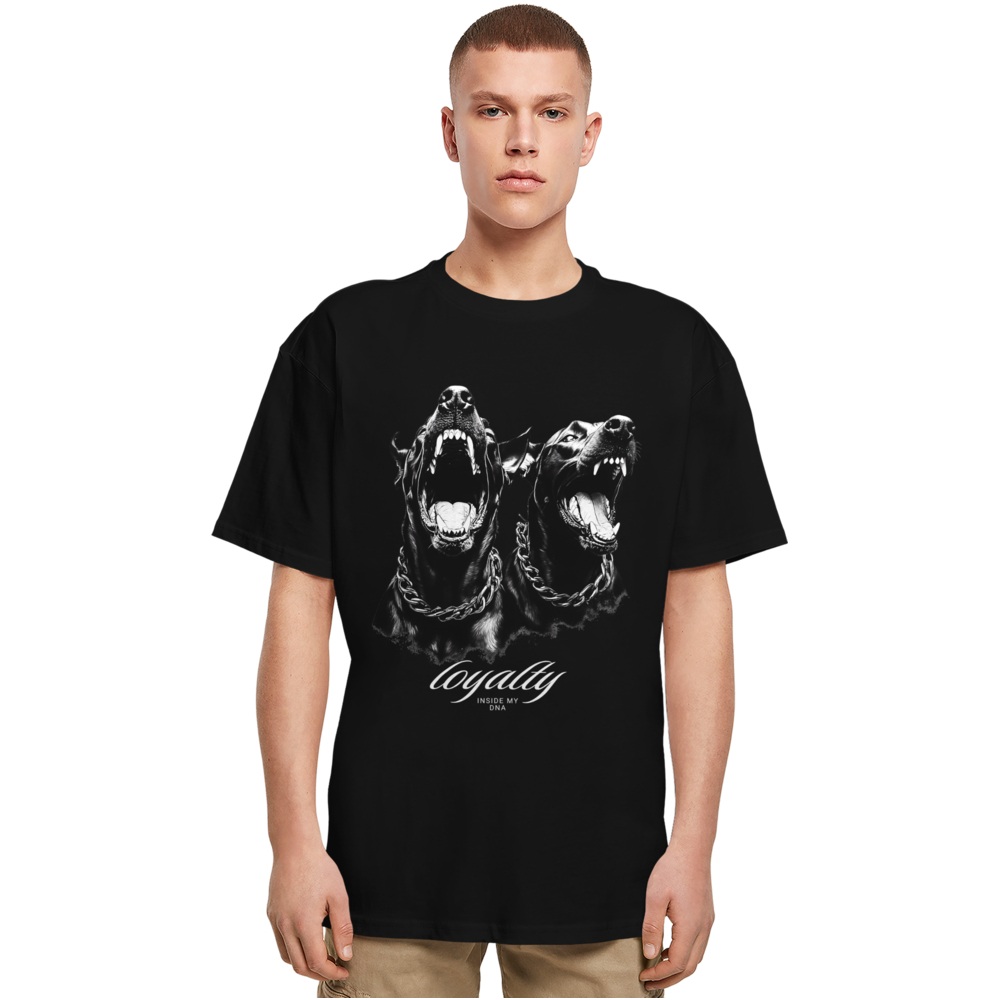 Mister Tee Upscale - Loyalty Dogs Heavy Oversize Tshirt Homme - Noir